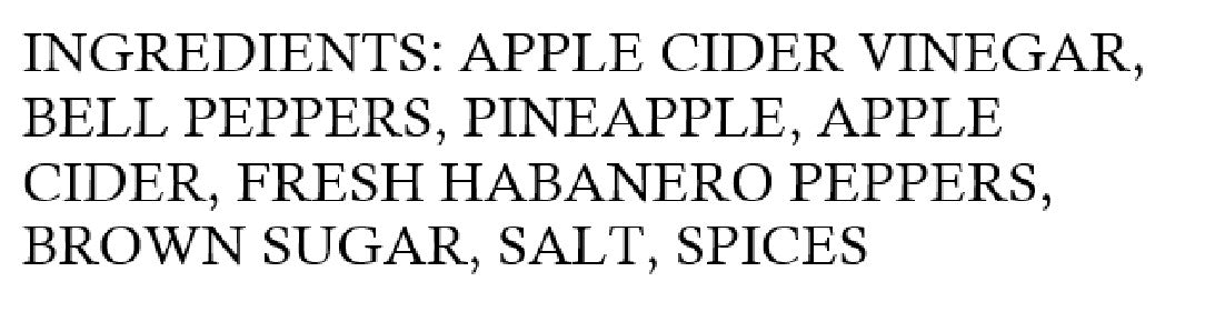 Original Recipe - Habanero