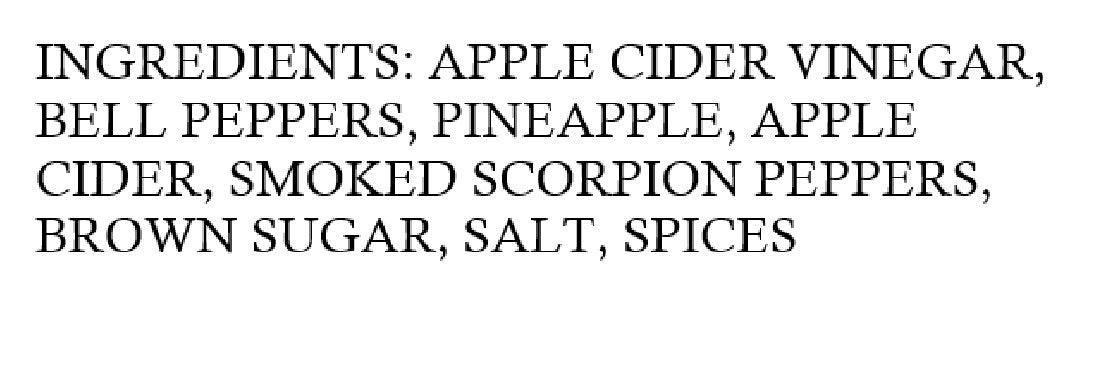 Original Recipe - Smoked Scorpion